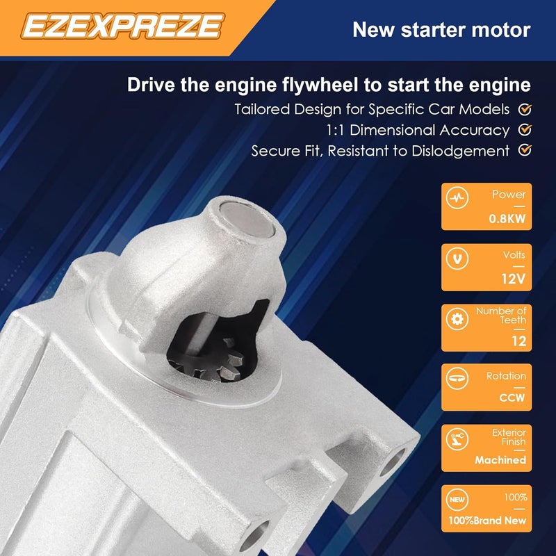 E EZEXPREZE Ezexpreze New Starter Compatible with Honda GX610, GX620, GX670, GXV620, GXV610, GXV670 Engines 18Hp 20Hp 24Hp - Image 3